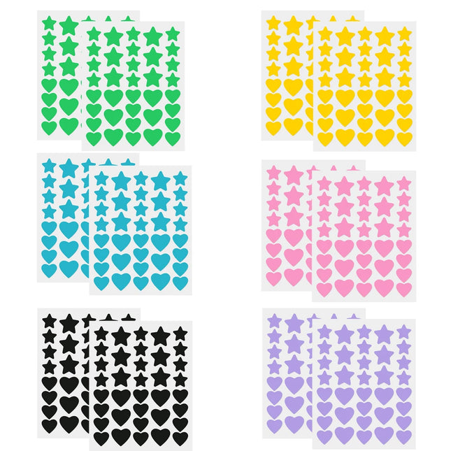 432 Colorful Star-Shaped Pimple Patches