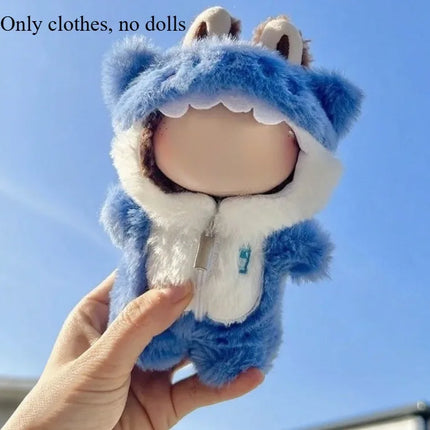 Kawaii Onesie - 17cm Mini Doll Clothing for Labubu