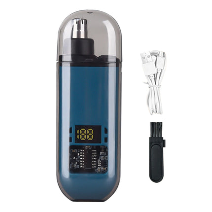 Portable Mini LED Display Nasal Hair Trimmer with Type-C Charging
