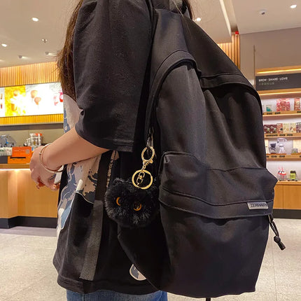 Cute Plush Cat Keychain - Cartoon Doll Pendant for Bags & Keys