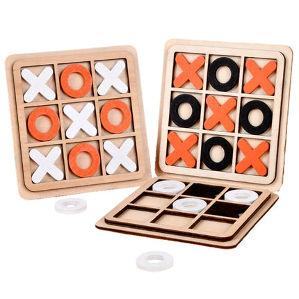 Montessori Wooden Chess Puzzle - Brain Training Educational Toy