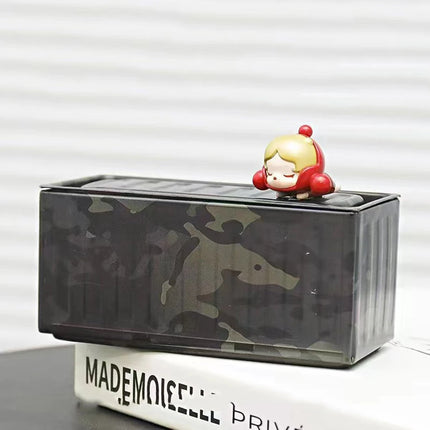 Mini Iron Storage Box - Vintage Desktop Container