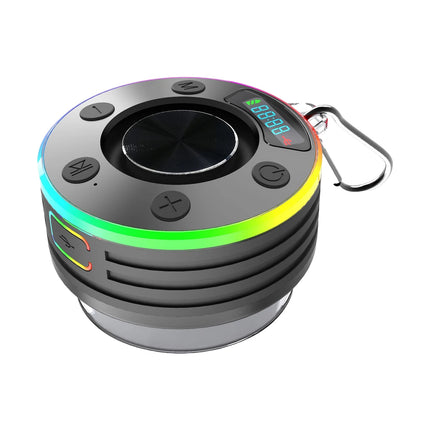 Mini Bluetooth Shower Speaker with FM Radio & Suction Cup - Waterproof