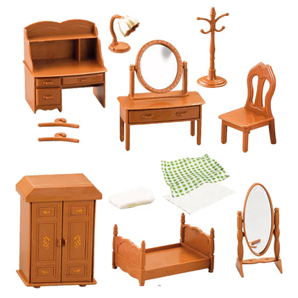 1:12 Dollhouse Miniature Furniture Set - DIY Forest Family Toy