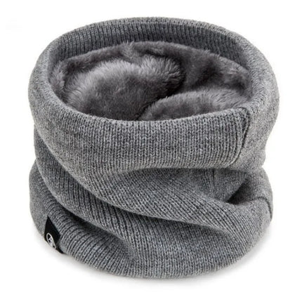 Knitted Neck Warmer - Soft Winter Sports Scarf for Skating, Running & Hiking