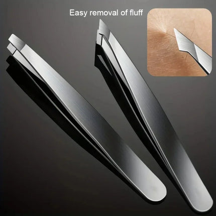 4pcs Set Professional Tweezers Set Perfect For Eyebrow Hair Removal Splinter Very Effortless and Relaxed to Remove for women