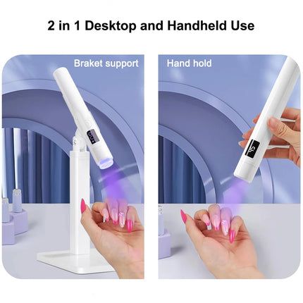 UV LED Portable Nail Drying Lamp with Stand Desing
