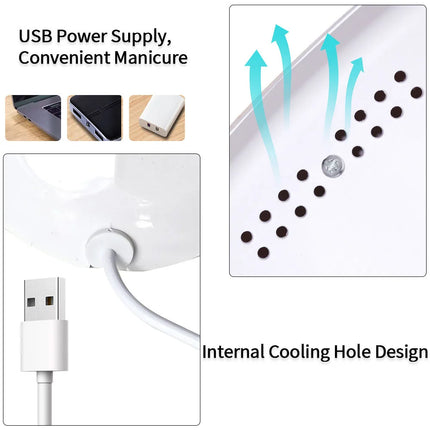 UV Nail Gel Polish Lamp with Three Timing Modes & Automatic Sensing Mode