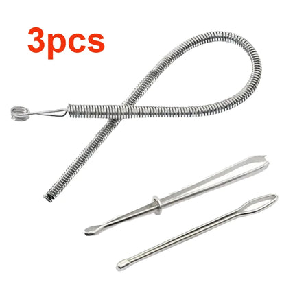 Flexible Drawstring Threader Tool - Spring Clip for Hoodies & Pants