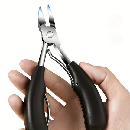 Professional Grade Concave Stainless Steel Nail Clippers for Thick Nails and Ingrown Toenails