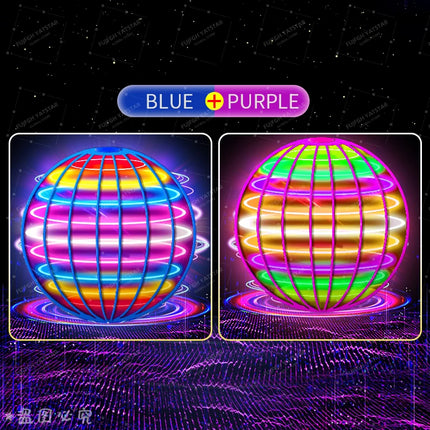 Flying Ball Hand-Controlled LED Cosmic Globe - 360° Rotating Toy
