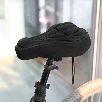 3D Padded Bike Saddle Cover - Gel Cushion Seat Cover for Comfortable Cycling