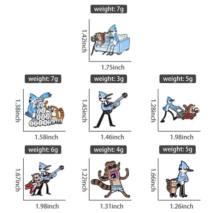 Anime Movie Character Enamel Pins - Halloween Cosplay Brooches