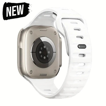 Soft Silicone Sport Strap for Apple Watch - Ultra/Series 10/9/8/7/6