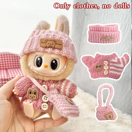 Labubu Doll Designer Outfit Set - V1/V2/V3 Accessories & Clothing