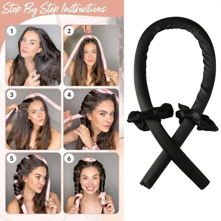 Foam, No-Heat Sleeping Curling Iron