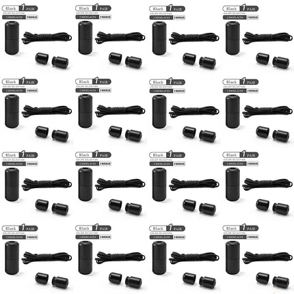 Elastic No-Tie Shoelaces - Semicircle Lock Laces for Kids & Adults