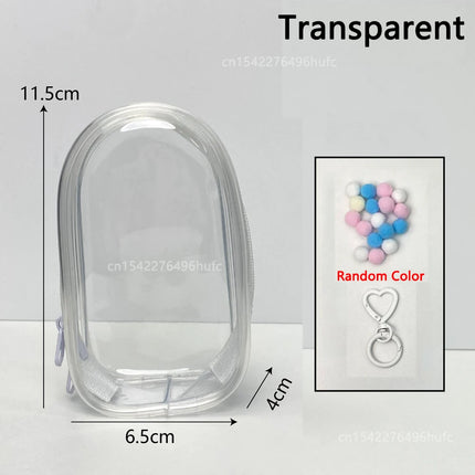 Labubu Pin Protective Case - Transparent Dustproof Display Box V4