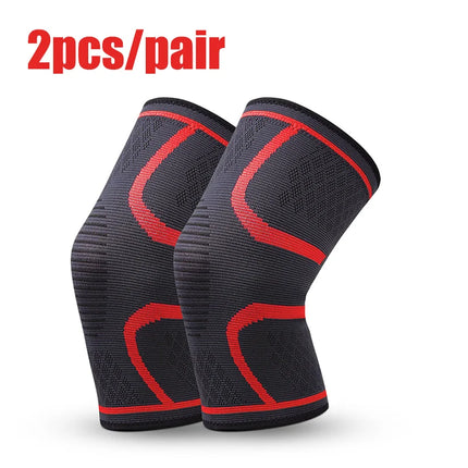 Compression Knee Sleeves - 1 or 2 Pack Elastic Support for Running, Cycling & Sports