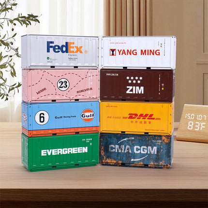 Mini Iron Storage Box - Vintage Desktop Container