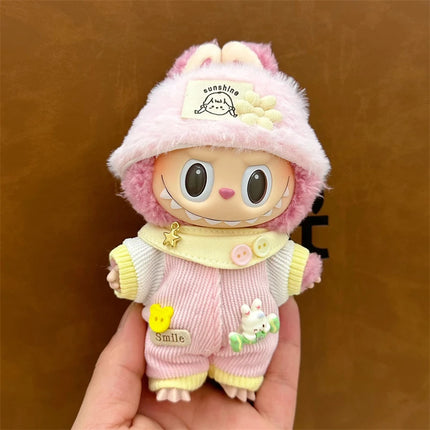 Labubu Doll Hoodie & Pants Set - 15-17cm Fashion Outfit V1/V2