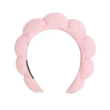 1/3Pcs Fashion Microfiber Washing Wristbands Scrunchies Puffy Headband Spa Bubble Headband for Washing Face Makeup Shower Skincare