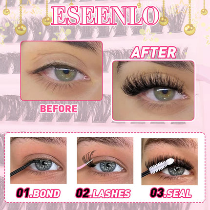 Natural-Looking Individual Lashes 8-16mm 200-pcs Set