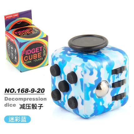 Magic Fidget Cube - 6-Sided Sensory Stress Relief Toy