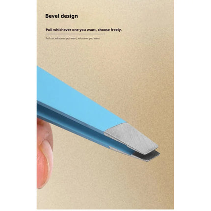 Expert Eyebrow Hair Removal Tweezer, High Precision Slant Tip Stainless Steel Tweezers for Men and Women