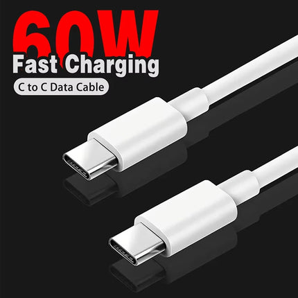 USB-C to USB-C Fast Charging Cable - 60W Power Delivery