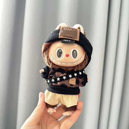 Kawaii Onesie - 17cm Mini Doll Clothing for Labubu