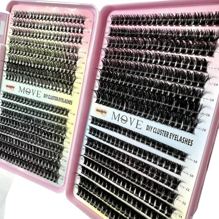 Cluster 5D Fluffy Thick Eyelash Extension Kit 640-pcs