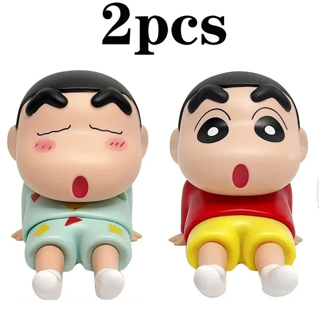 Crayon Shin-Chan Phone Holder - Kawaii Desktop Figure Stand