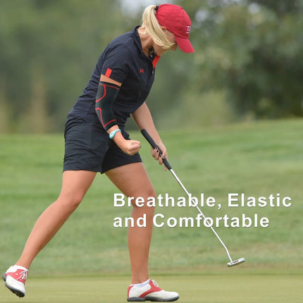 AOLIKES Elbow Support Sleeve - Elastic Compression Brace for Gym, Basketball & Sports