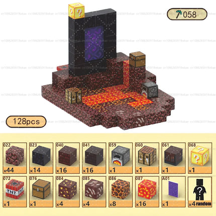 Magnetic Building Blocks - Mine World STEM Construction Set